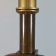 Very rare vintage pair of wooden table lamps by Temde