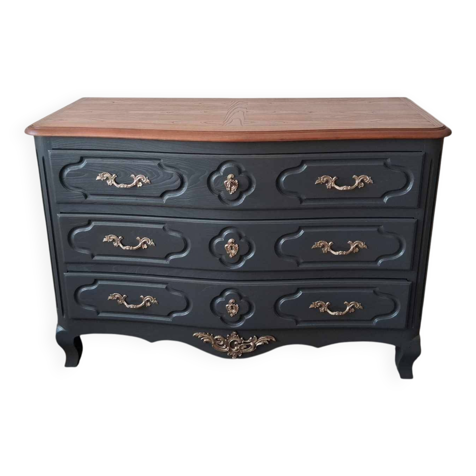 Birch wood chest of drawers