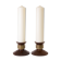 Large pair of art deco candlesticks by Louis Prodhon