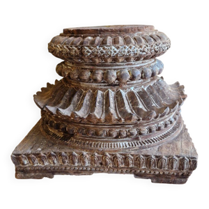 Base socle de colonne - massif