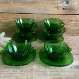 6 green VERECO cups