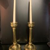 Pair of vintage candle holders