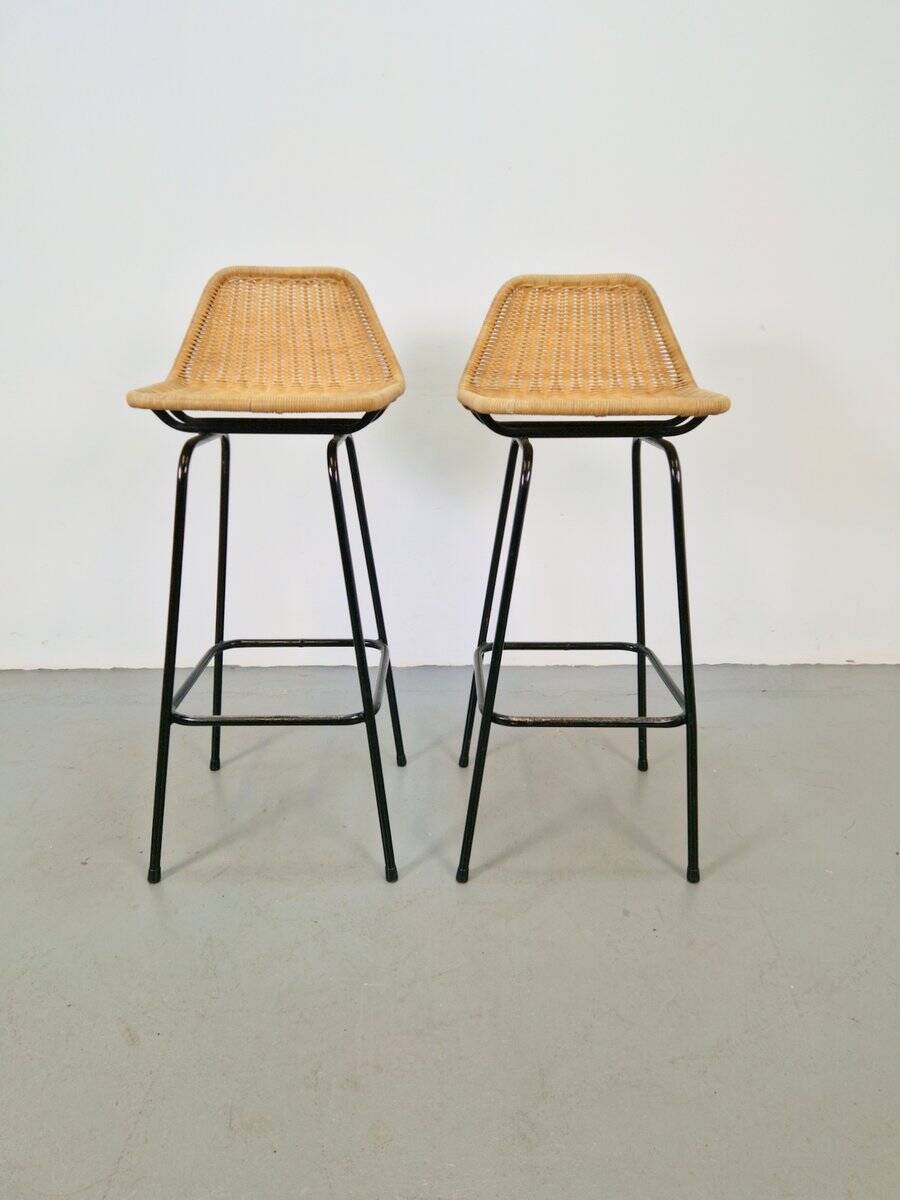 Bar Stools from Rohé Noordwolde, 1960, Set of 2