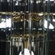 Large chandelier, 46 hanging beveled glass plates