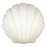 Minimalist Opaline Glass Shell-Shaped Wall Light from Limburg, Germany, 1970s