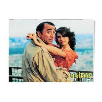 Photograph of film poster of "Claude Brasseur - Valérie Kaprisky" from 1986