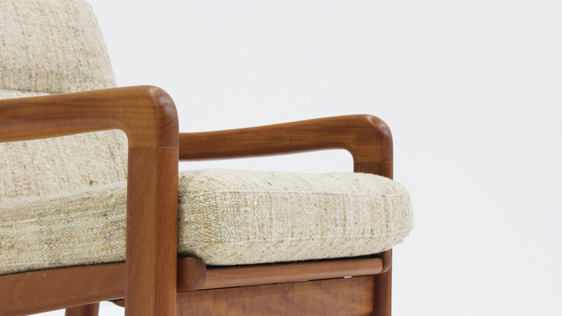 Vintage mid-century easy chair solid teak Holstebro MöbelFabrik 1960s