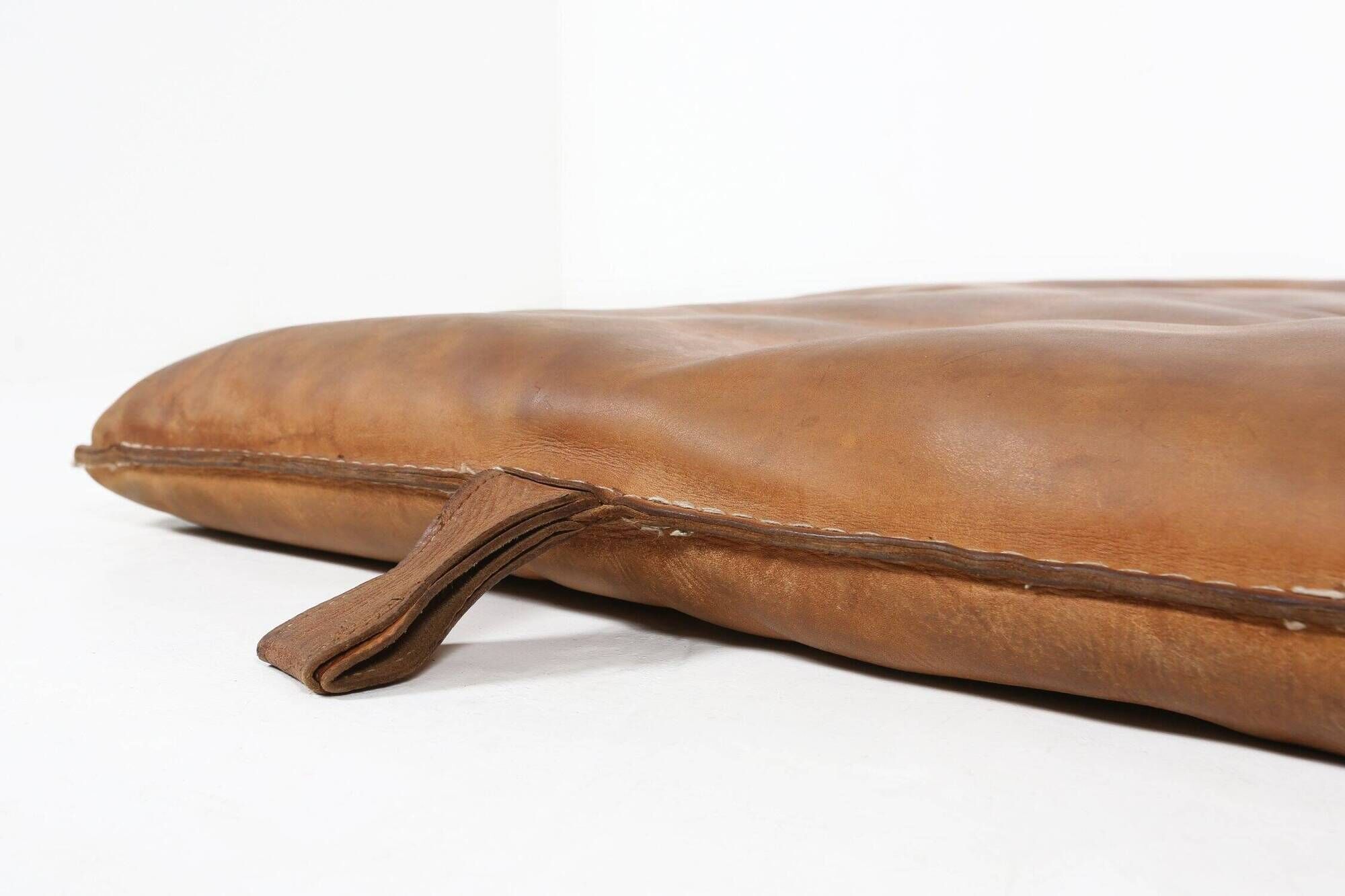 Vintage Thick Leather Gym Mat, 1930s