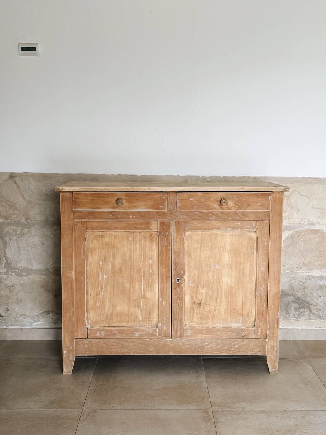 Parisian buffet in patinated wood