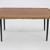 1970s Coffe Table with Rattan edge, France