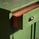Antique emerald green kitchen cabinet (circa 1920)