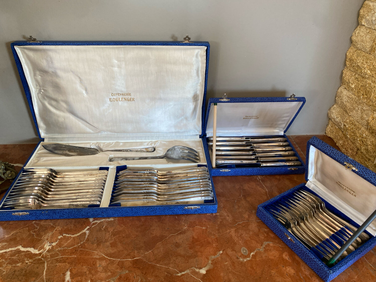 Boulenger Art Deco 50-piece cutlery set