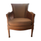 Wicker fauteil, beige