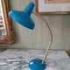 Lampe de bureau vintage bleue
