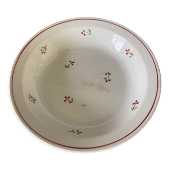 Plat ancien en porcelaine de Gien