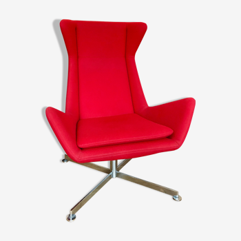 Fauteuil rouge design Free by Marco Maran Parri