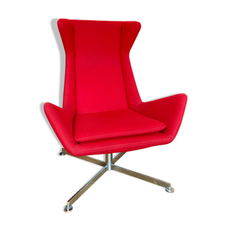 Fauteuil rouge design Free by Marco Maran Parri