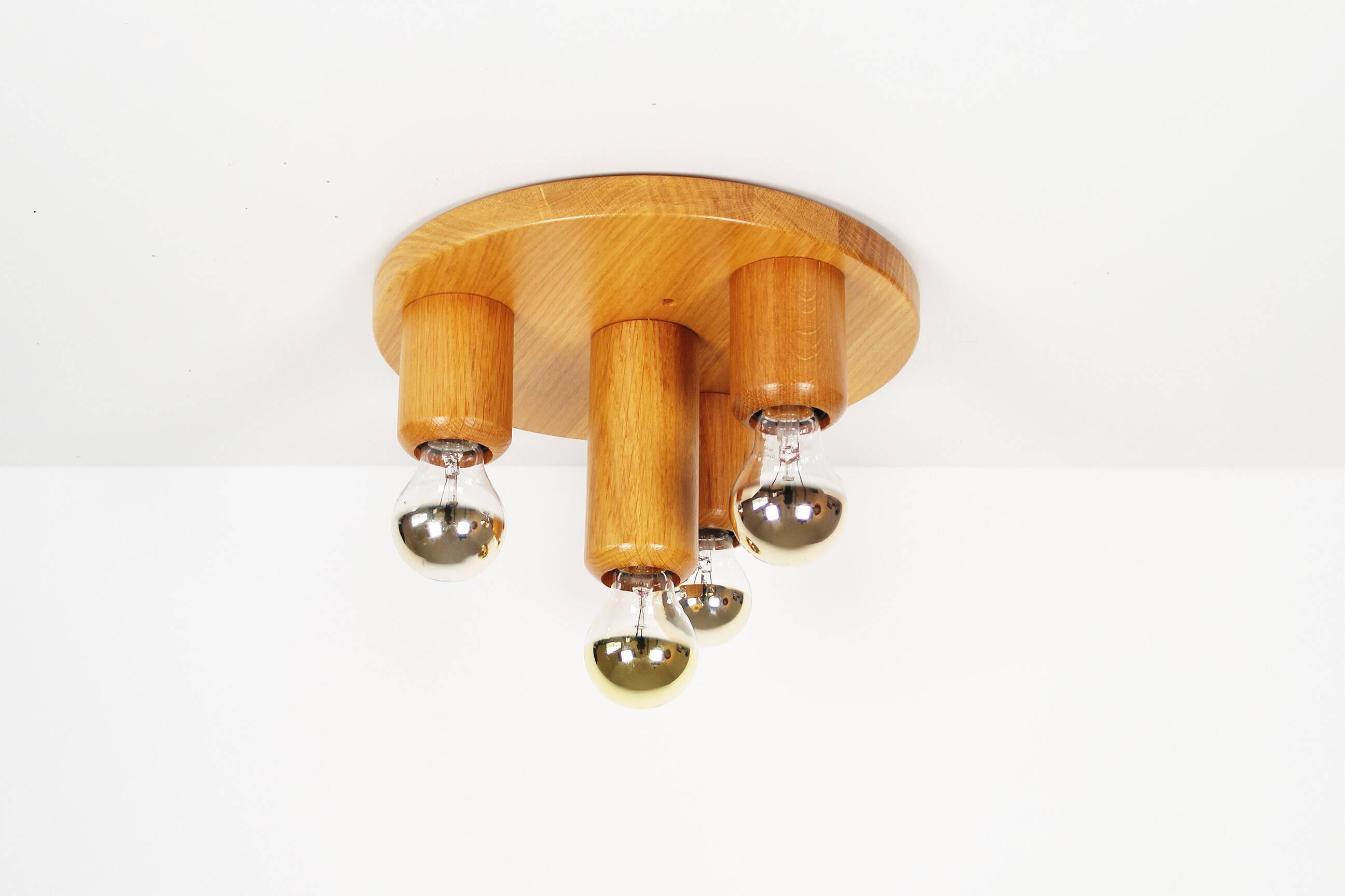 Vintage 1970's old stock 'Japandi' style ceiling light