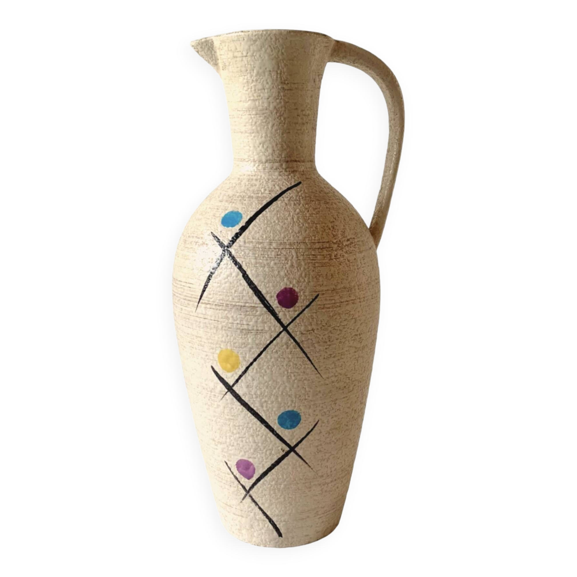 Modernist Scheurich Keramik Vase - Model 268 35 - West Germany - 1960s