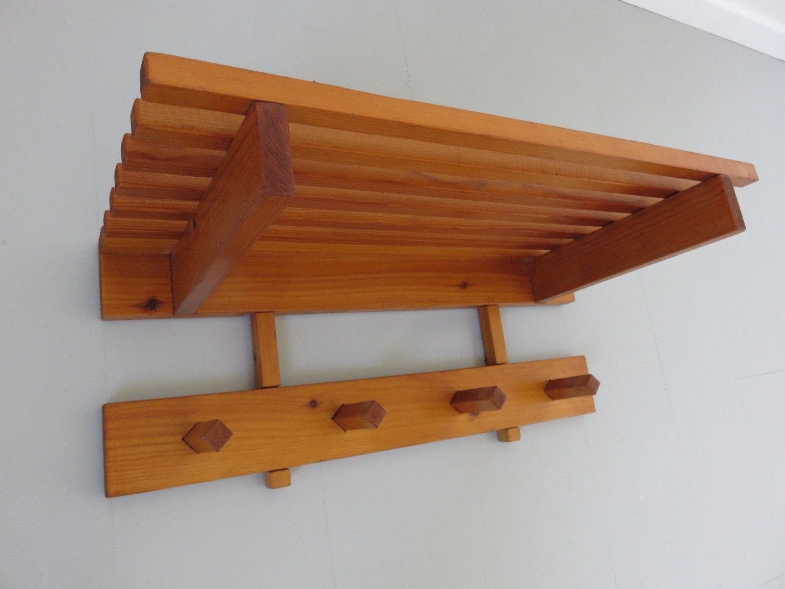 Porte manteau vestiaire scandinave années 70