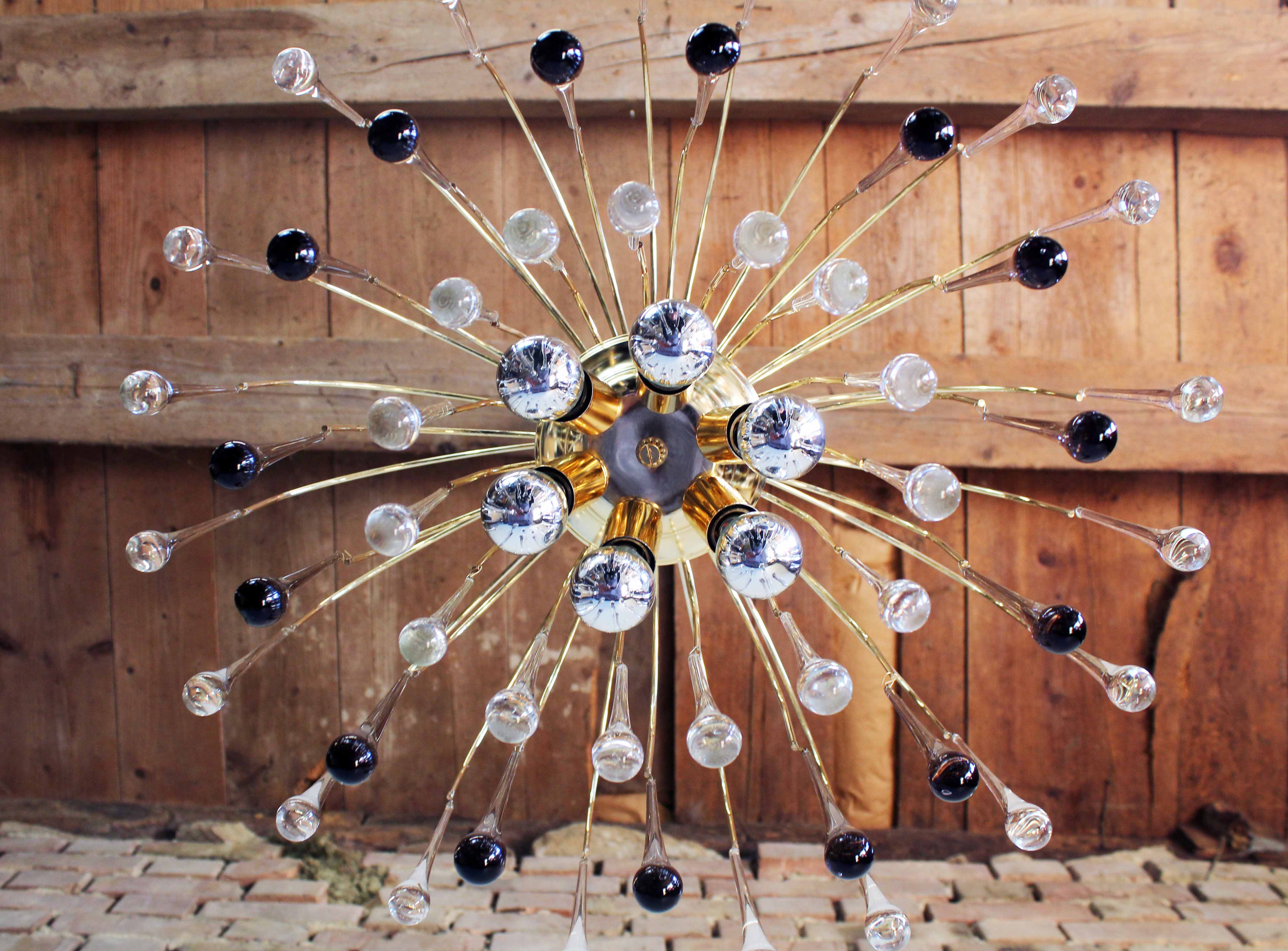 Paolo Venini's "drops" chandelier for Eurolux