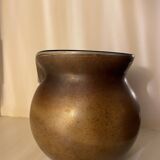 Bi-concept design glass paste vase