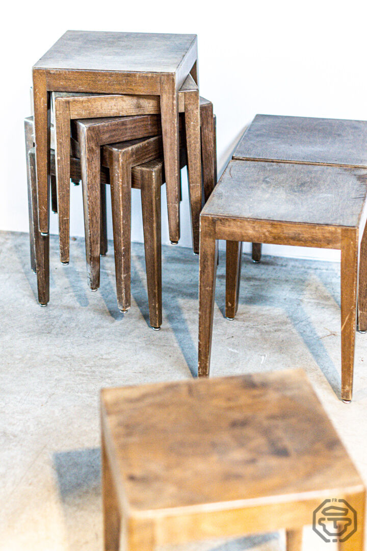 Lot of ten Baumann stools