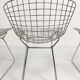 Set of 4 mid century side chairs by harry bertoia for knoll