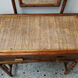 Rattan dressing table