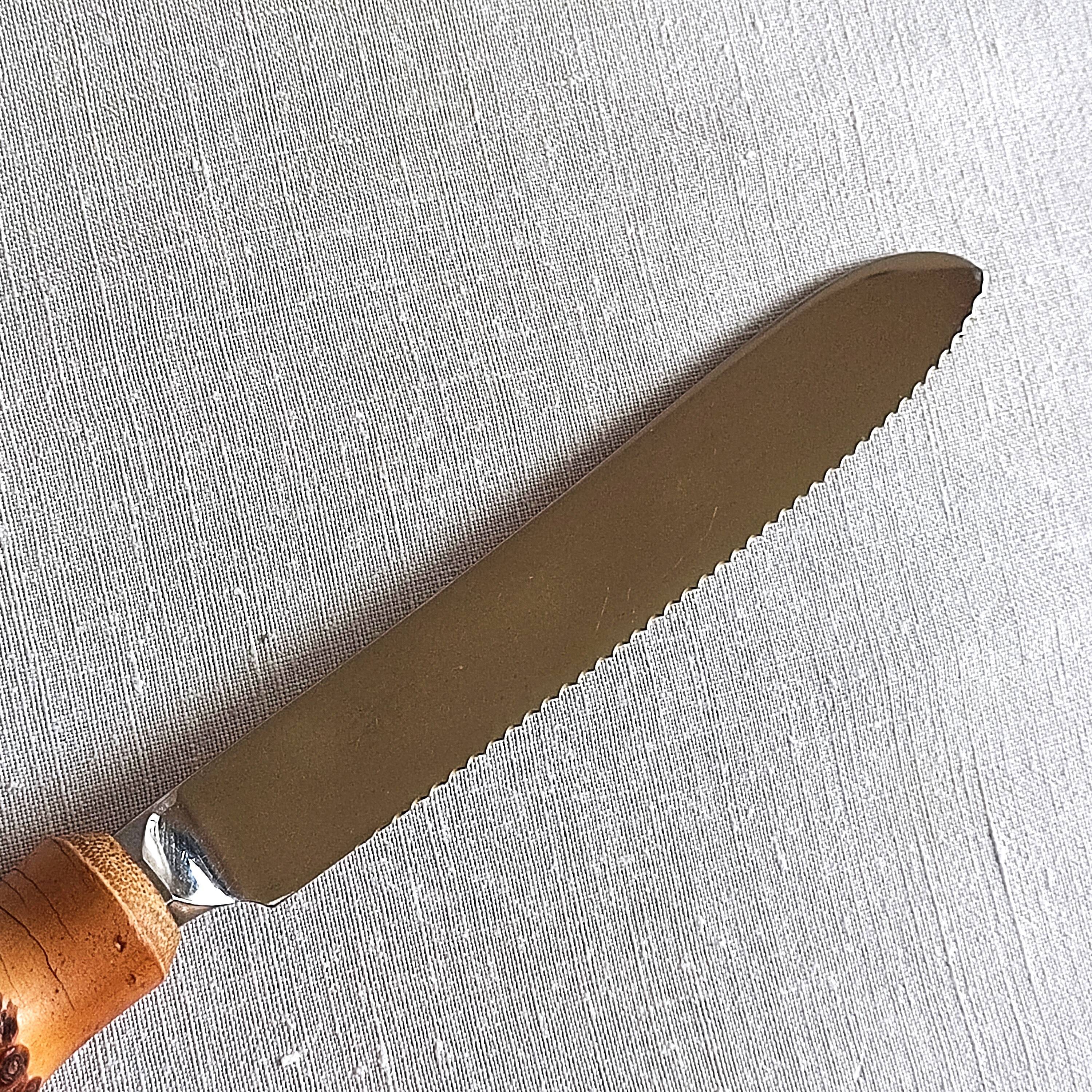 60' bamboo handle meat knives