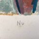 Nu,1945, lithographie originale, Jean Pons 1913-2005