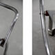 Vintage art déco chrome and glass round bar cart, 1930s