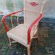 Fauteuil en rotin année  70