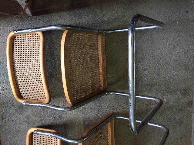 Set of Cesca B32 chairs by Marcel Breuer