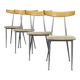 4 chaises de salle à manger postmodernes