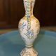Jug / Pitcher in earthenware with floral decoration in Rouen style signed M.F.