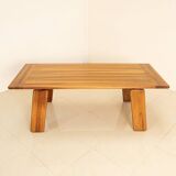 "Sapporo" walnut table by Mario Marenco for Mobil Girgi 70's
