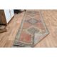 Turkish Vintage Runner 70's Runner, Geometric Runner 100x360