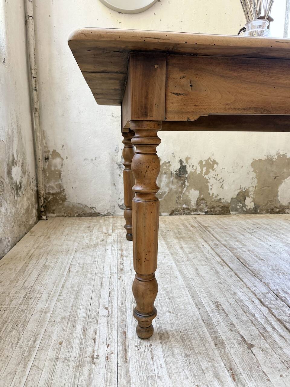 Walnut bistro farmhouse table 180cm