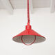Vintage red Rolly lamp 1970