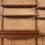 Midcentury Danish Royal wall system in teak by Poul Cadovius 1960s