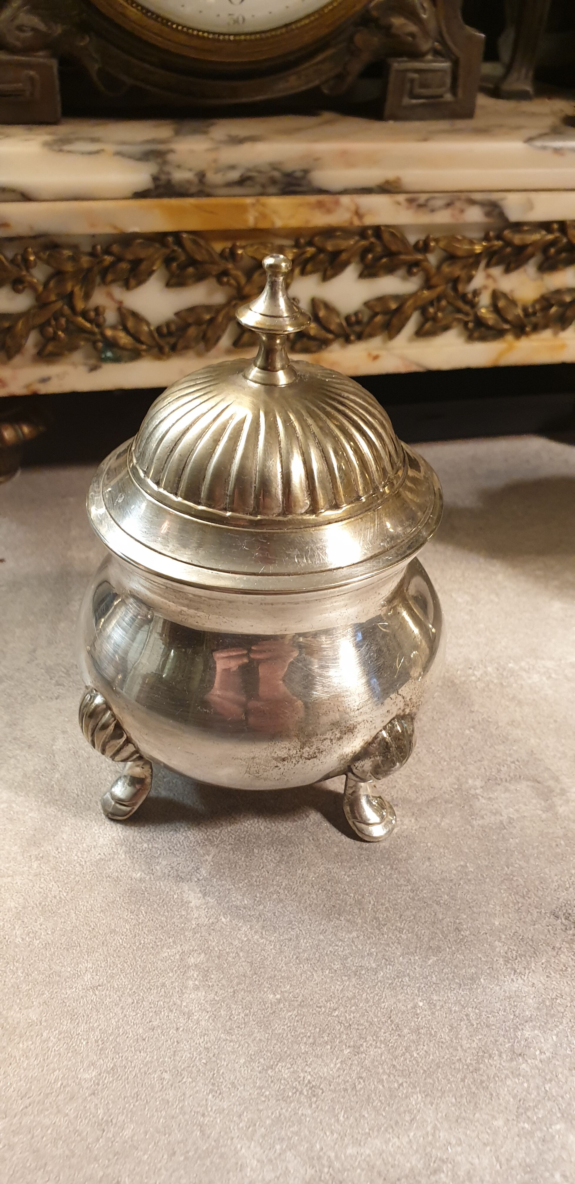 Coffee service in silver metal stamped Frionnet François,