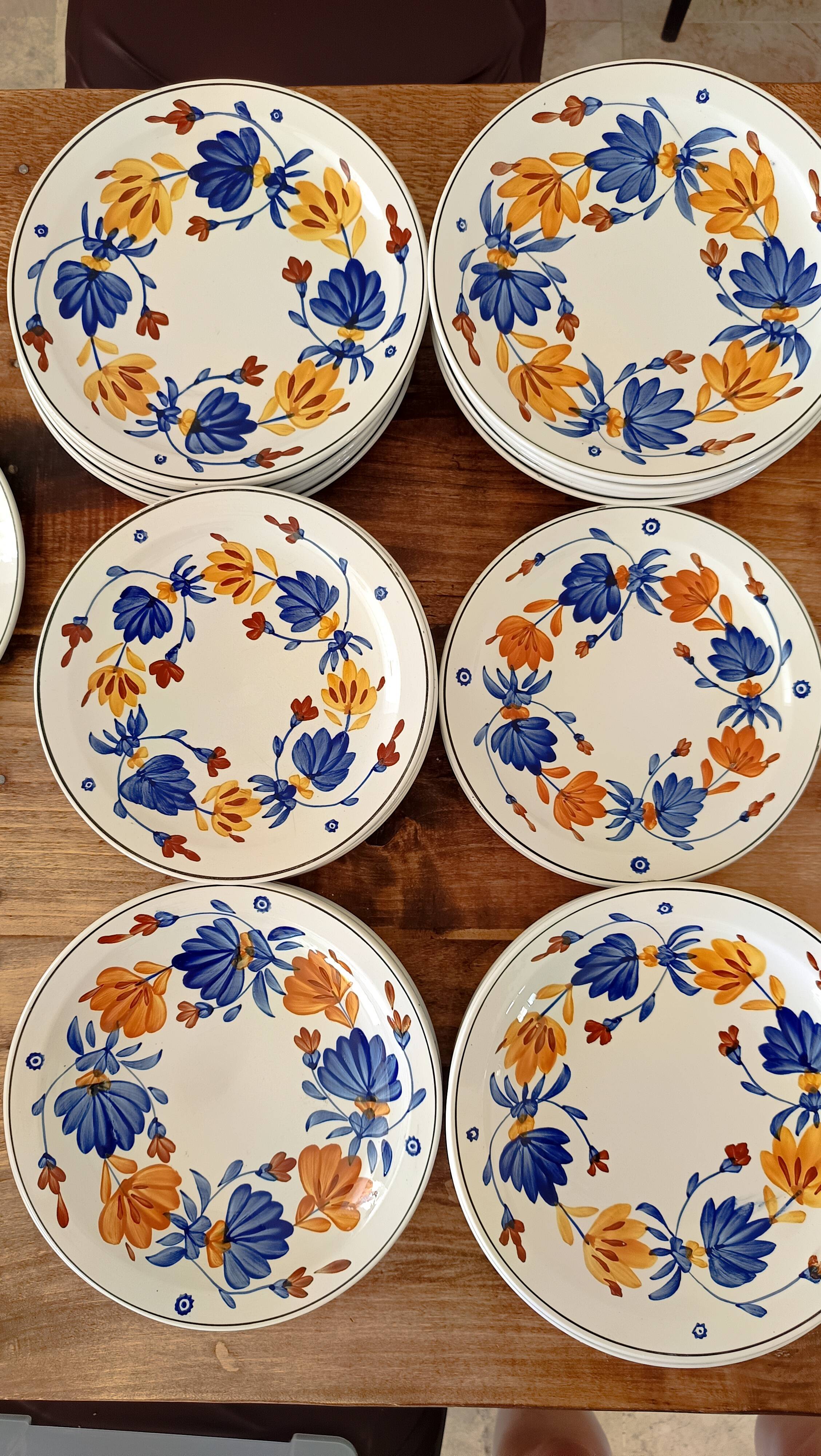Sarreguemines table service "Saverne" – 44 pieces
