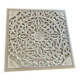 Magnificent carved frame with an interior mirror made of mango wood.