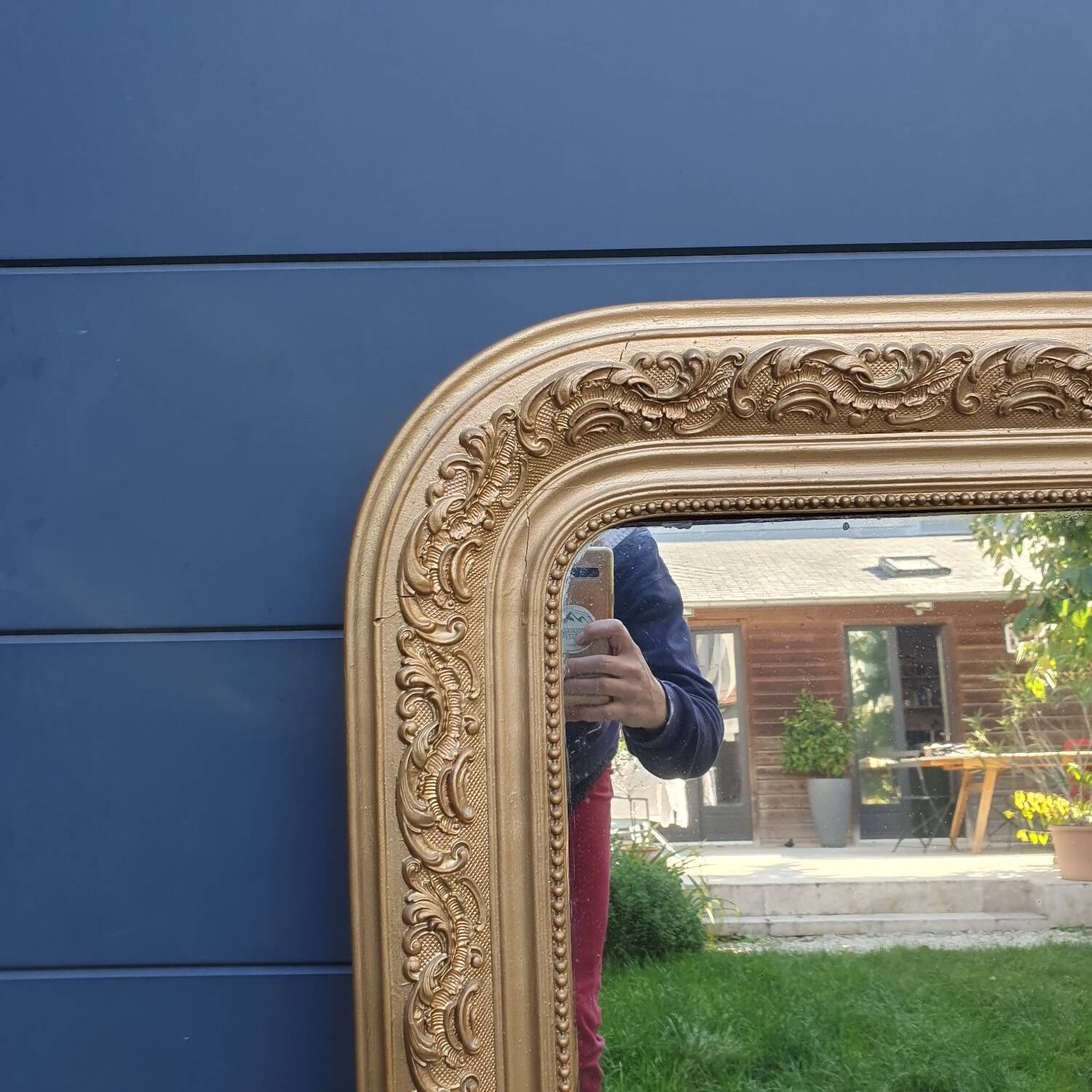 Louis Philippe gilded mirror