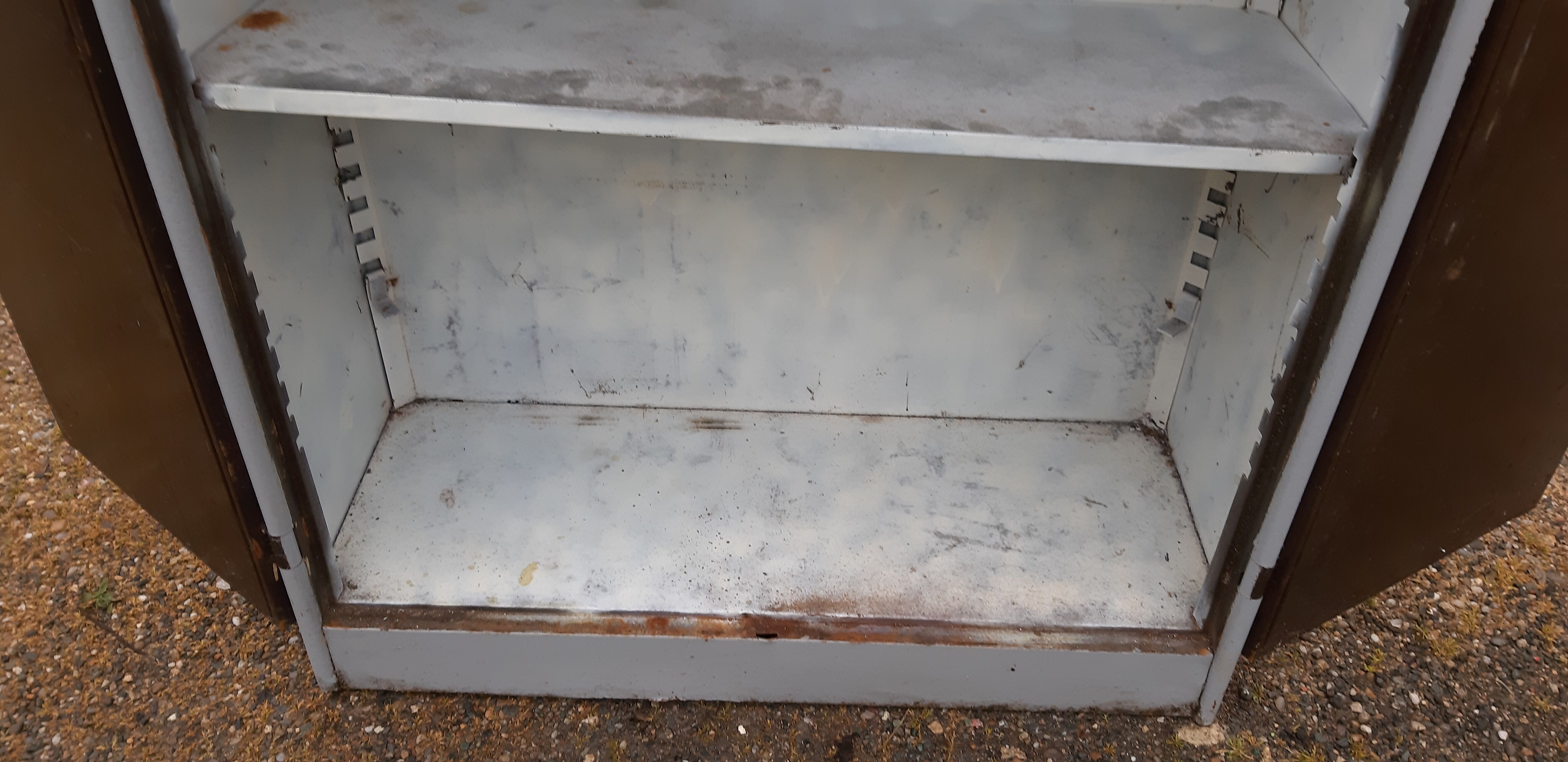Industrial iron cabinet