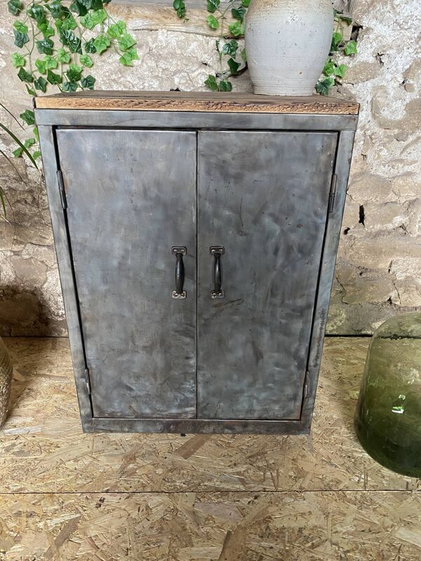 Meuble d’atelier métallique deux portes e