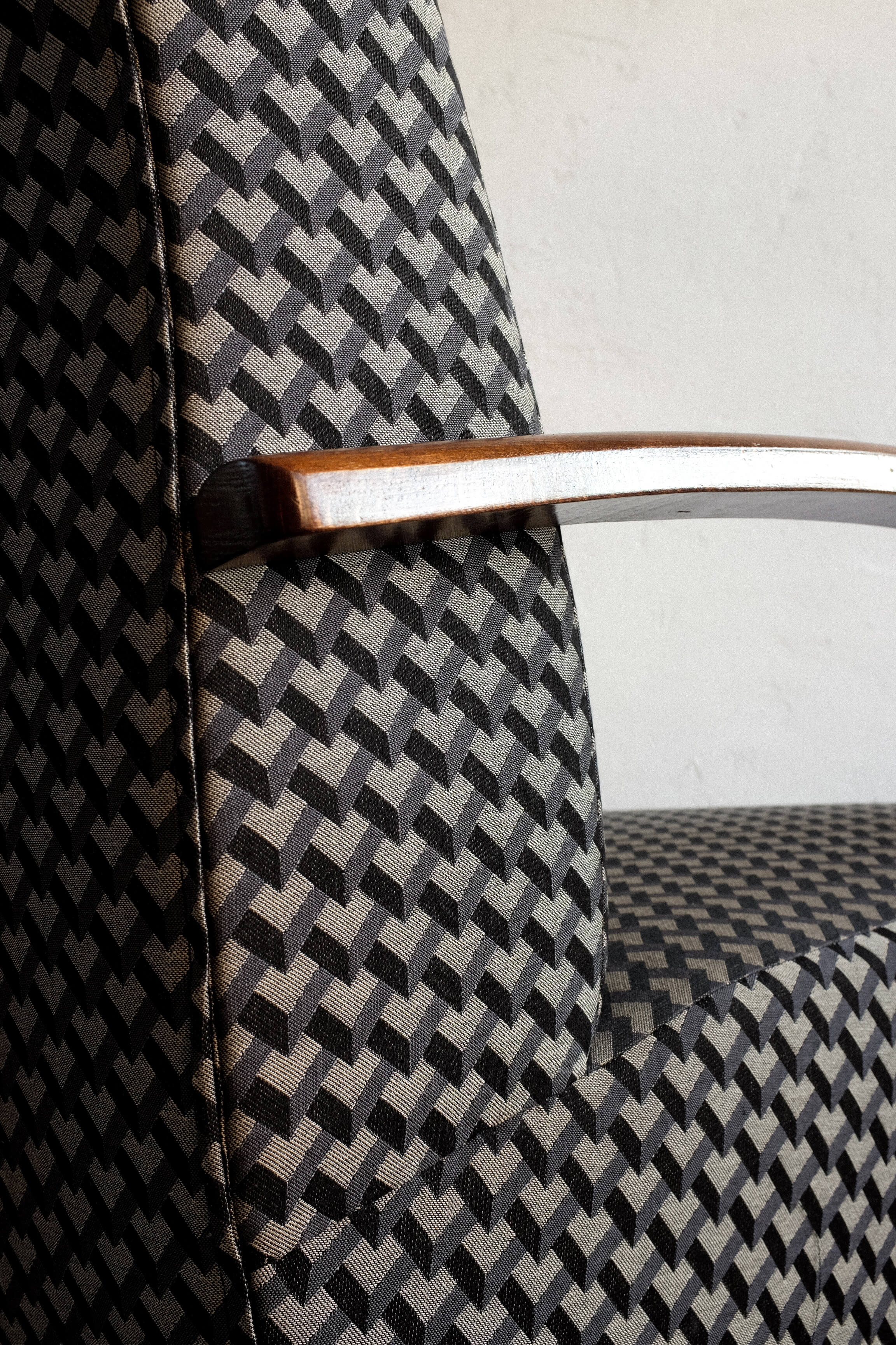 Vintage Czechoslovak Armchair by Jindřich Halabala, 1950s