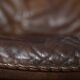 Vintage Mid-Century Danish Modern Leather Adjustable Easy Chair and Ottoman