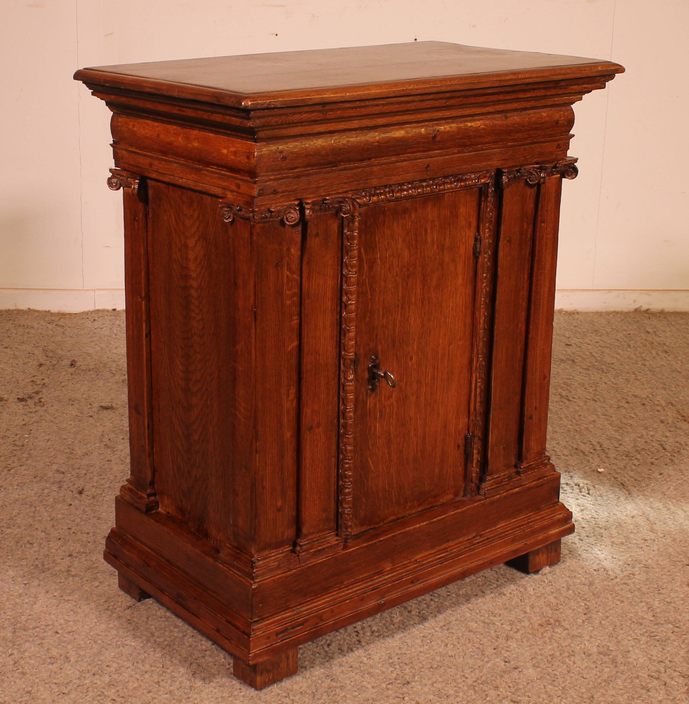 Renaissance oak tabernacle